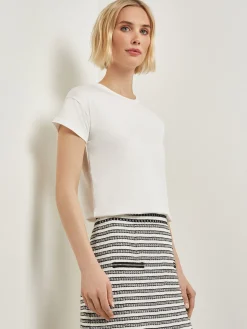 Classic Short Sleeve Jersey Knit Top