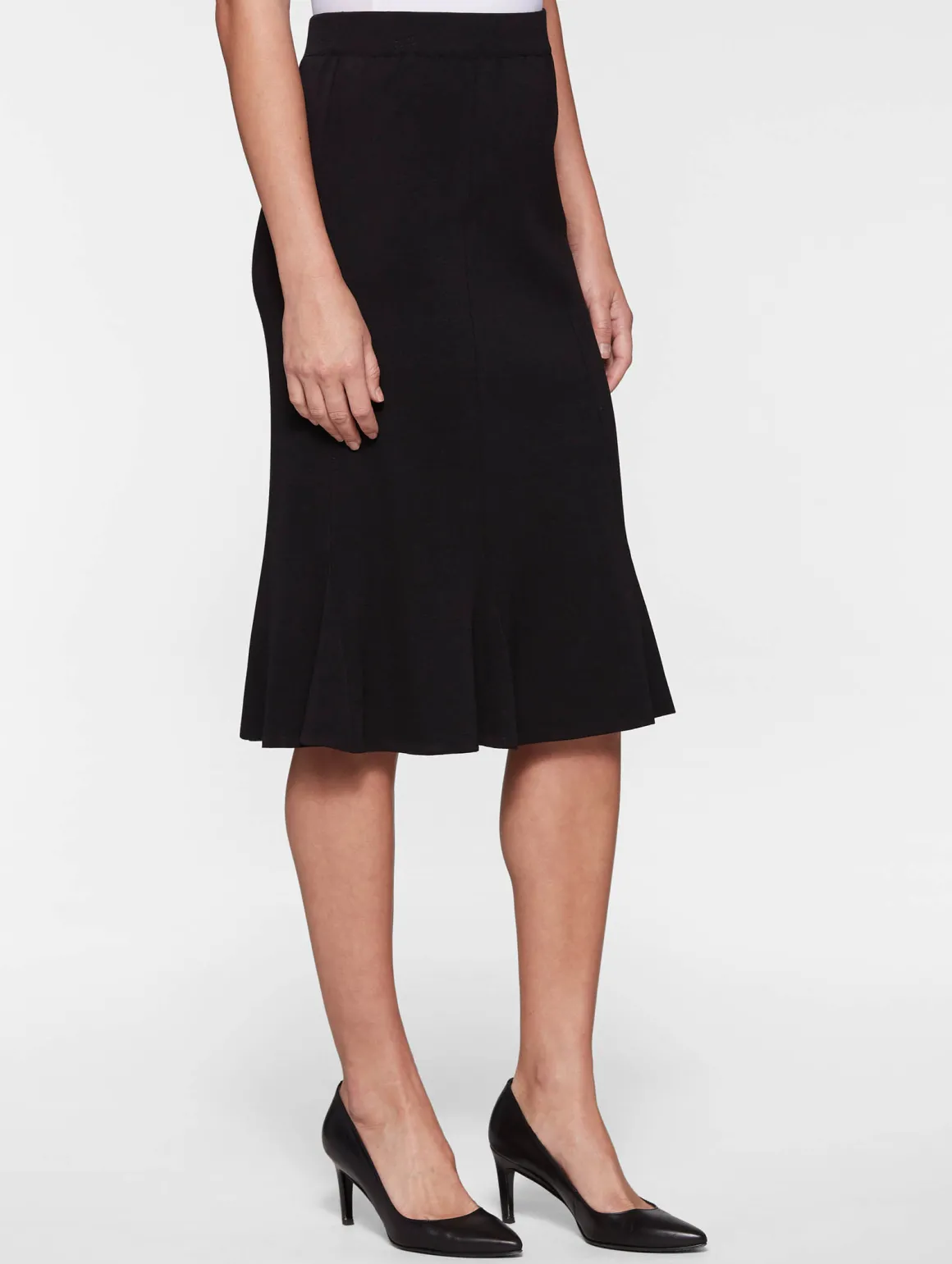 Gored Knit Skirt