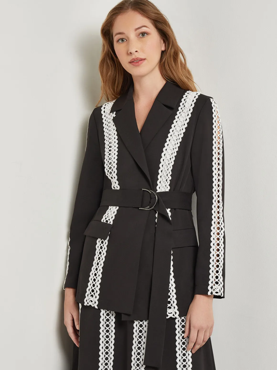 Heritage Fit Jacket - Eyelet Trim Woven Twill