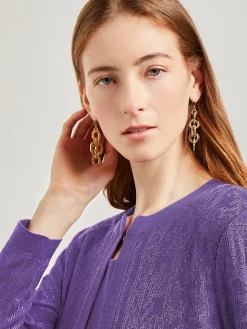 Heritage Fit Jewel Neck Jacquard Knit Jacket