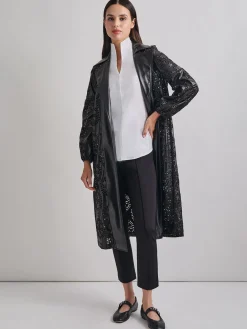 Heritage Fit Open Front Vegan Leather Jacket
