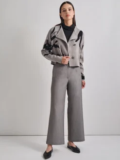 Stretch Woven Wide Leg Pant